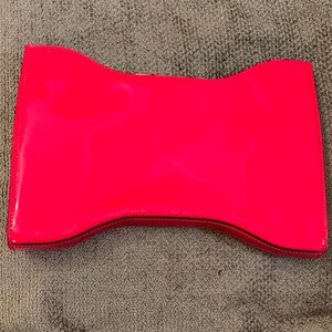 Alexander McQueen Fuchsia and Gold patent leather Clutch